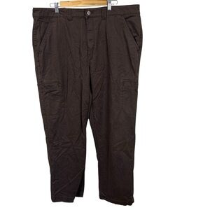 WindRiver Mens Lined Pants Brown Size 42x32 Heat Cargo